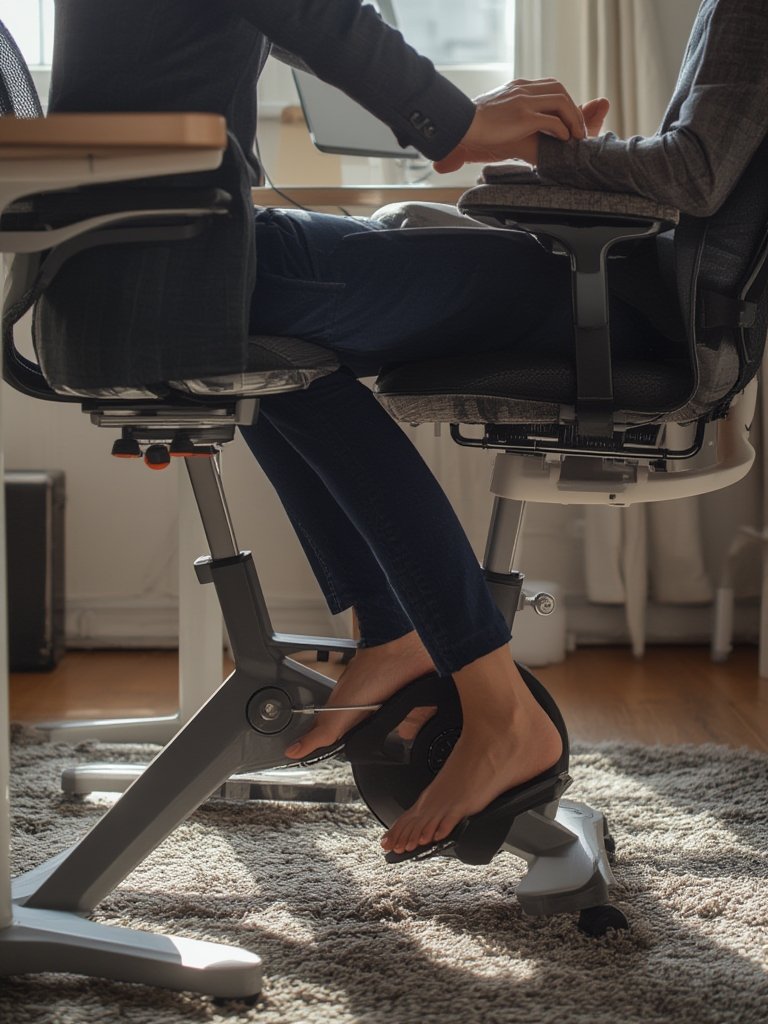 Desk Bike Chair - Illustration 2