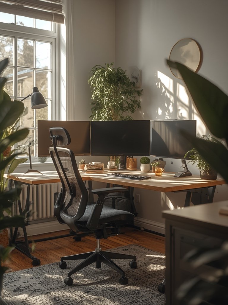 Multi-Monitor Ergonomic Setup - Illustration 3