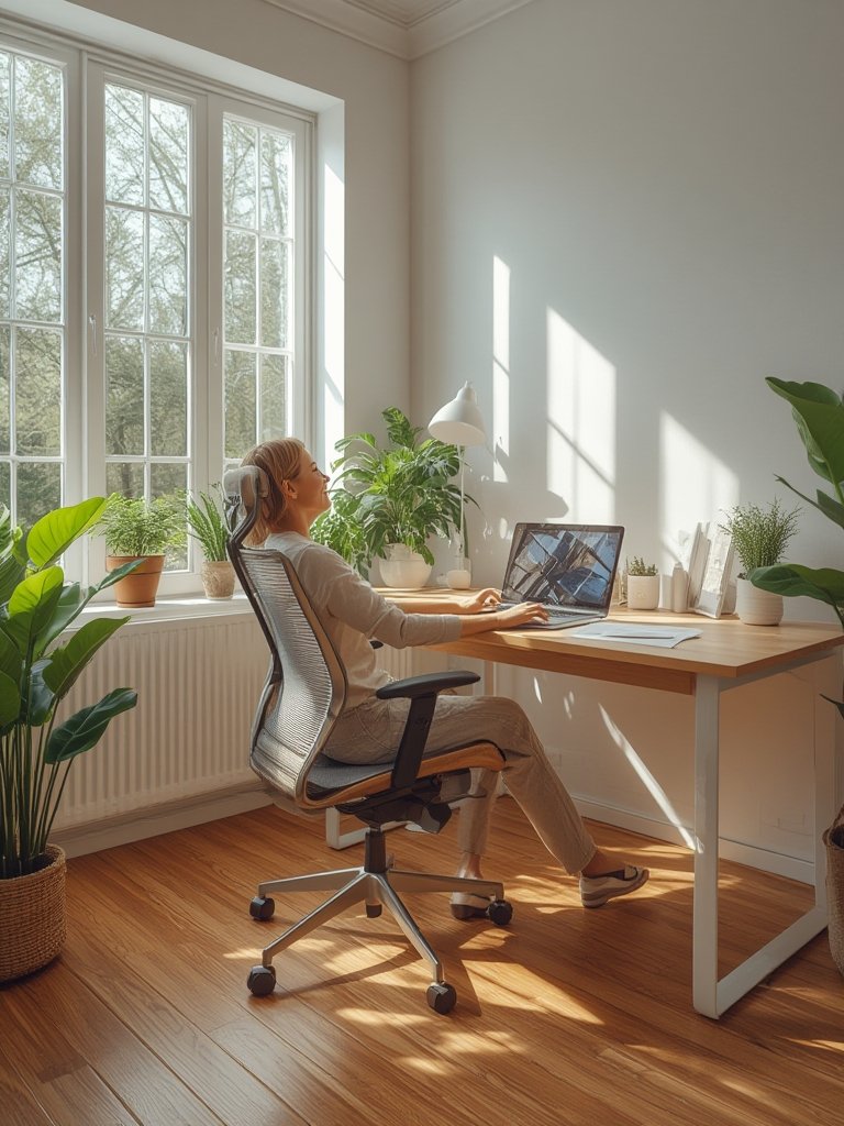 Sustainable Ergonomic Chair - Illustration 3