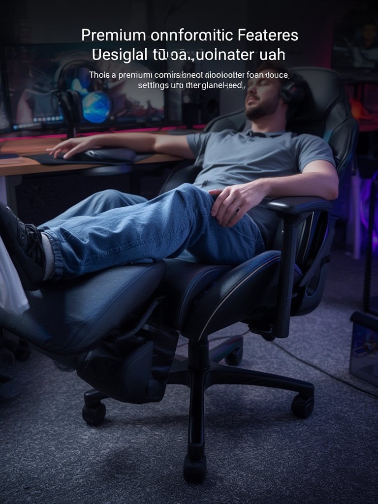 gaming chair in action