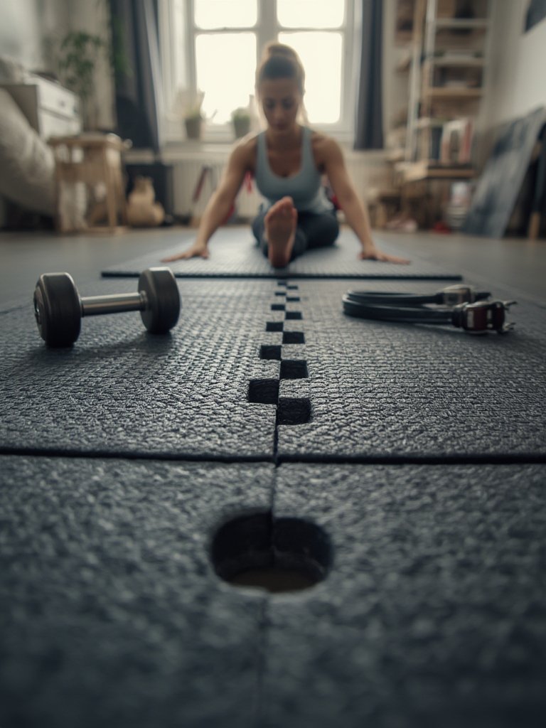exercise mat in action