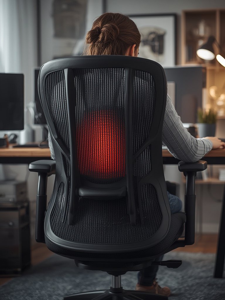 ergonomic chair in action