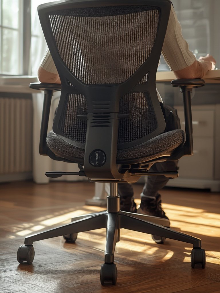 ergonomic chair in action